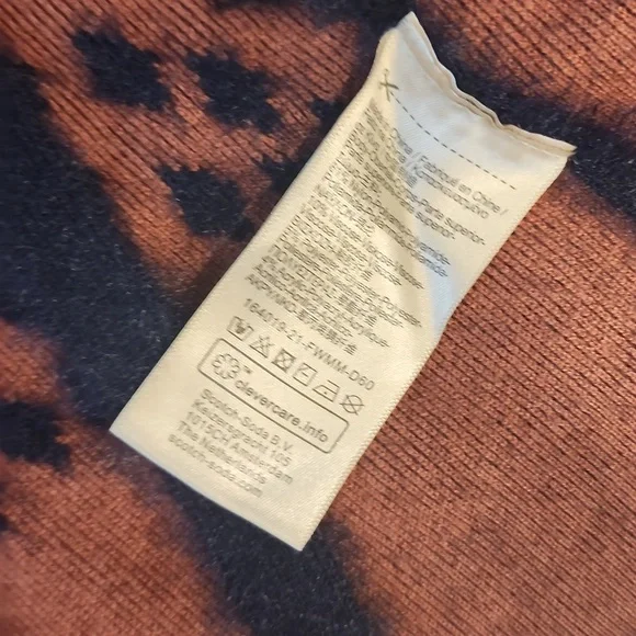 cotch & Soda Men's Jacquard Kimono Cardigan Sweater - Picture 12 of 14